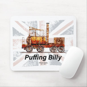 Puffing Billy Steam Train English Locomotive Mouse Pad
