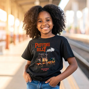 Puffing Billy Steam Train English Locomotive T-Shirt