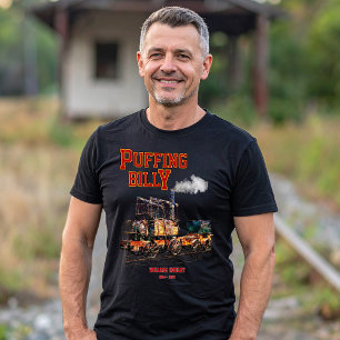 Puffing Billy Steam Train English Locomotive T-Shirt