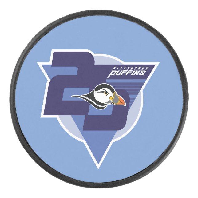 Puffins 25th Season Hockey Puck (Front)