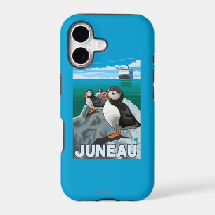 Puffins & Cruise Ship - Juneau, Alaska