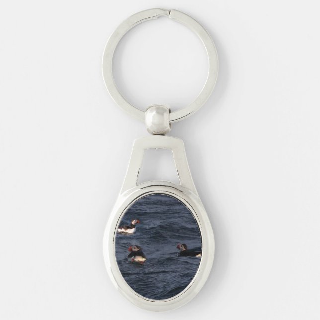Puffins  key ring (Front)