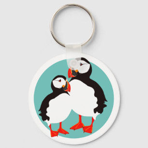 puffins key ring