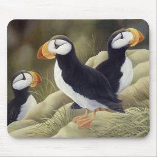 Puffins Mouse Pad