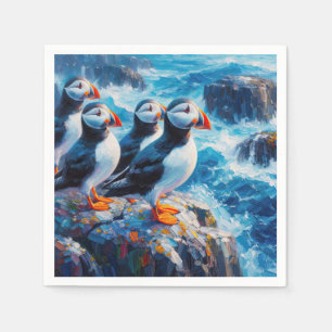 Puffins Napkin