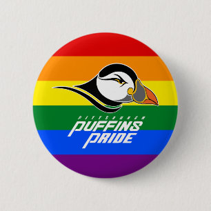 Puffins Pride 6 Cm Round Badge