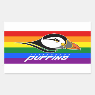 Puffins Pride Rectangular Sticker