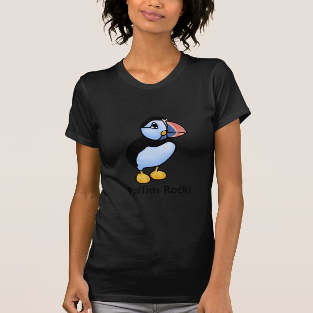 Puffins Rock! T-Shirt (Front)
