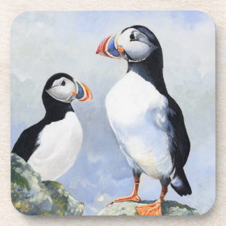 Puffins Set of 6 Coasters