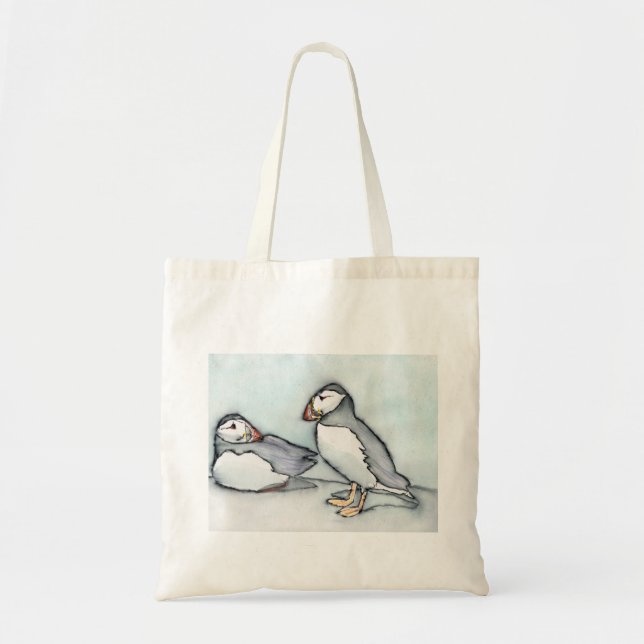puffins tote bag (Front)