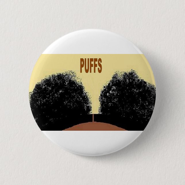 PUFFS 6 CM ROUND BADGE (Front)
