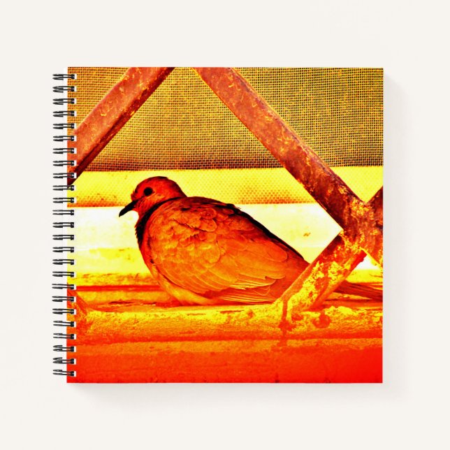 Puffy Dove Notebook (Front)