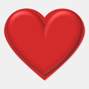 Puffy Heart Heart Sticker