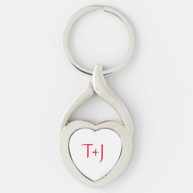 Puffy Heart Key Ring (Front)