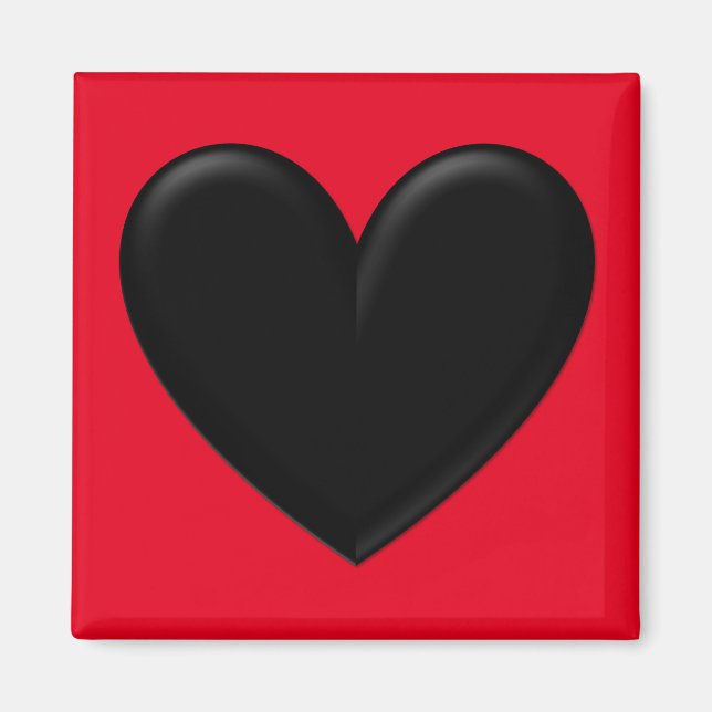 Puffy Heart Magnet (Front)