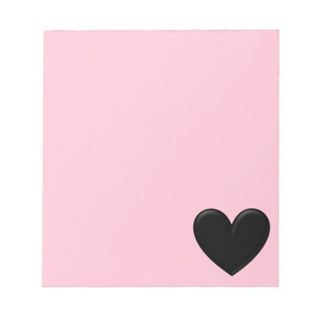 Puffy Heart Notepad (Front)