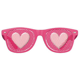 Puffy Heart Retro Sunglasses