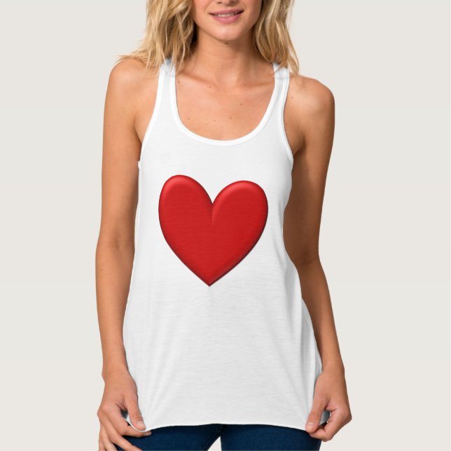 Puffy Heart Singlet (Front)