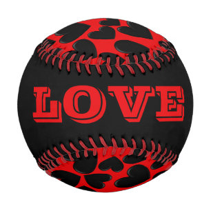 Puffy Hearts Baseball