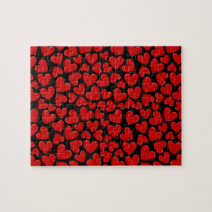 Puffy Hearts Jigsaw Puzzle