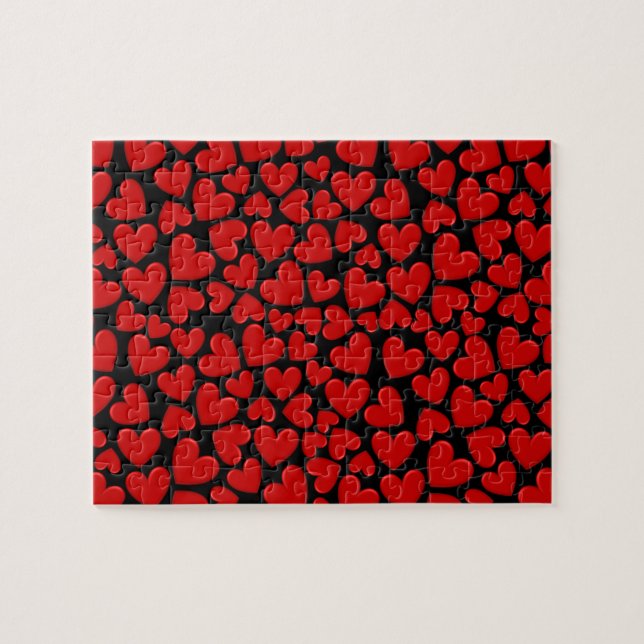 Puffy Hearts Jigsaw Puzzle (Horizontal)