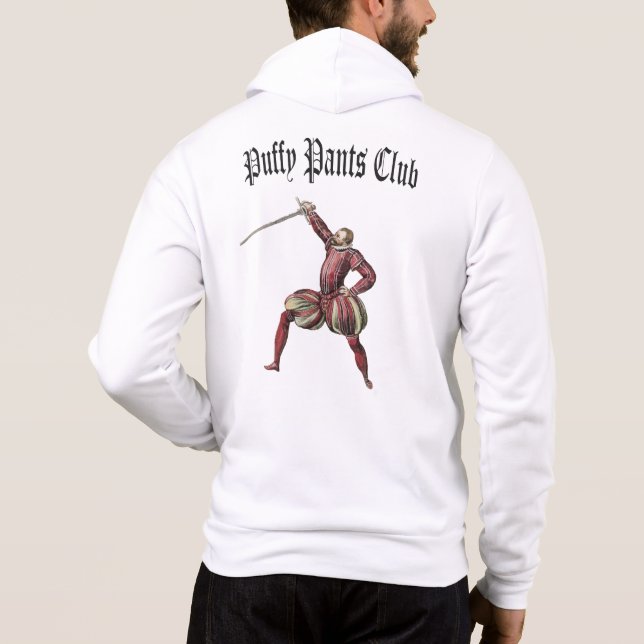 Puffy  Pants Club Hoodie (Back)