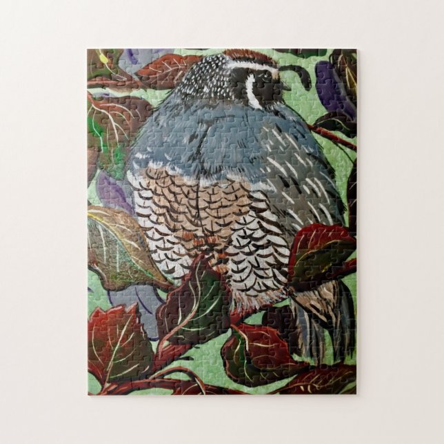 Puffy Quail Puzzle (Vertical)