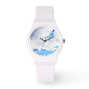 Puffy White Clouds and Blue Sky Watch