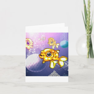 puffygoldfish card