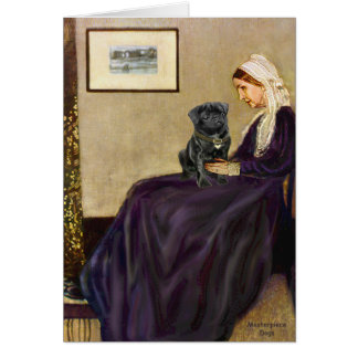 Pug 14 (black) - Whistler's Mother