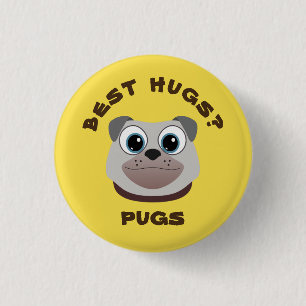 Pug 3 Cm Round Badge