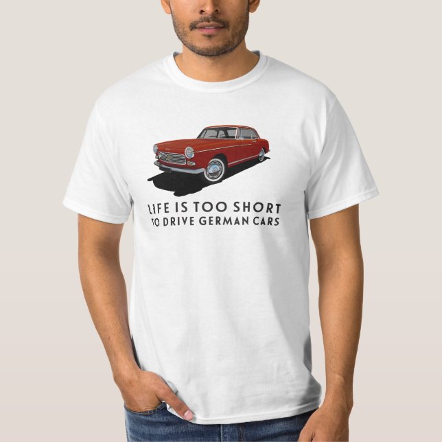 Pug 404 - Life is too short to drive - T-Shirt (Front)