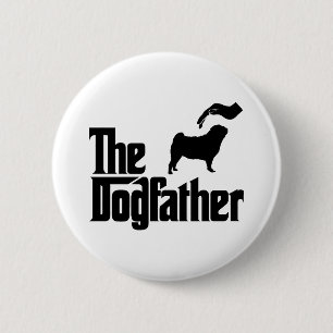 Pug 6 Cm Round Badge