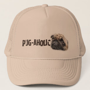 Pug-aholic Trucker Hat