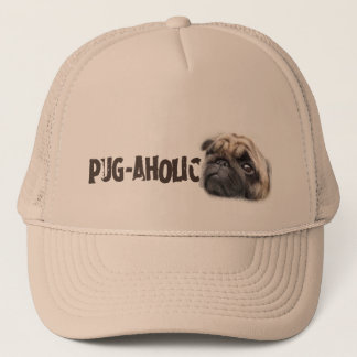 Pug-aholic Trucker Hat