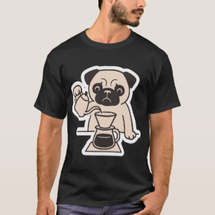 Pug and coffee T-Shirt