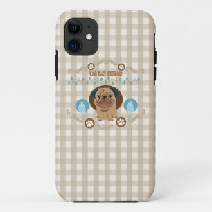 Pug and paws Case-Mate iPhone case