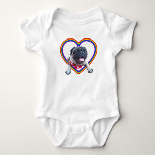 PUG BABY BODYSUIT