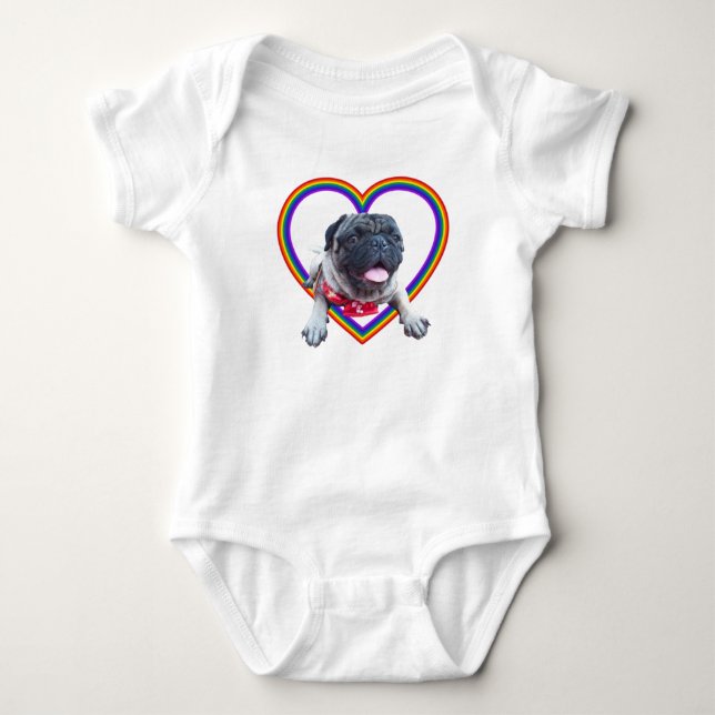 PUG BABY BODYSUIT (Front)