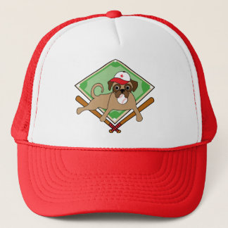 Pug Baseball Hat - red - Customisable