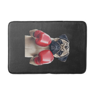 Pug    bath mat
