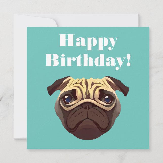 Pug Birthday (Front)