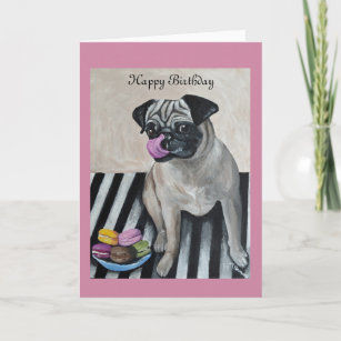 Pug Card Cute Pug Brthday Card Pug Brthday Card Pun | Etsy - View #6