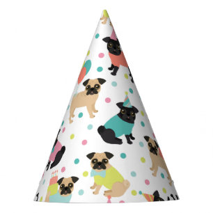 Pug Birthday Party Celebration Hat