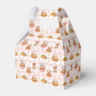 Pug Bon Appetit Hamburger Taco Food Favour Box