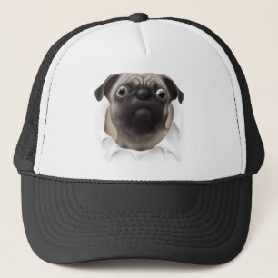 Pug Busting Out Trucker Hat