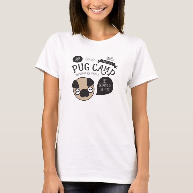 Pug Camp 2019 Women's Short Sleeve T-Shirt (Front)