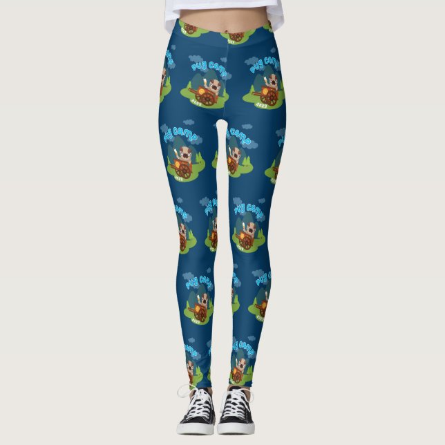 Pug Camp 2023 Leggings (Front)