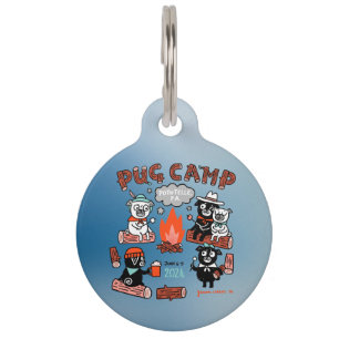 Pug Camp 2024 Dog Tag - Large