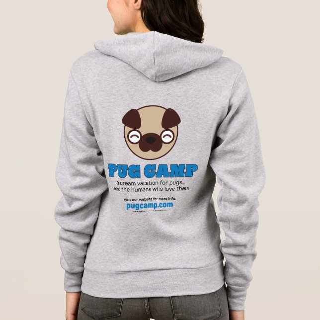Pug Camp Official Hoodie (Back)